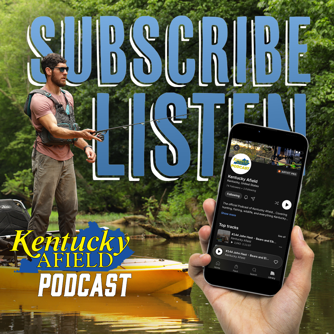 Lee McCellan casting for the Kentucky Afield podcast